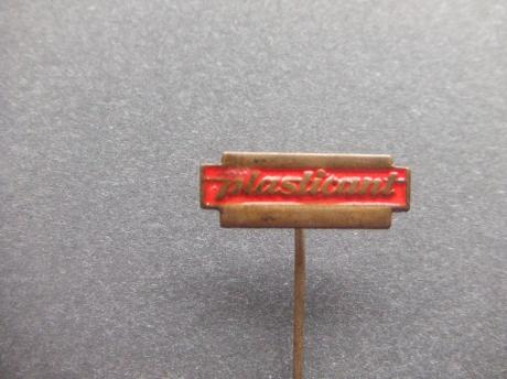 Plasticant speelgoed (MB) logo rood